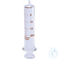 All Glass Syringe, FORTUNA OPTIMA 1 ml : 0.05 ml, glass tip, Luer All Glass...